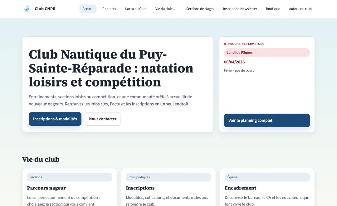 Club CNPR website